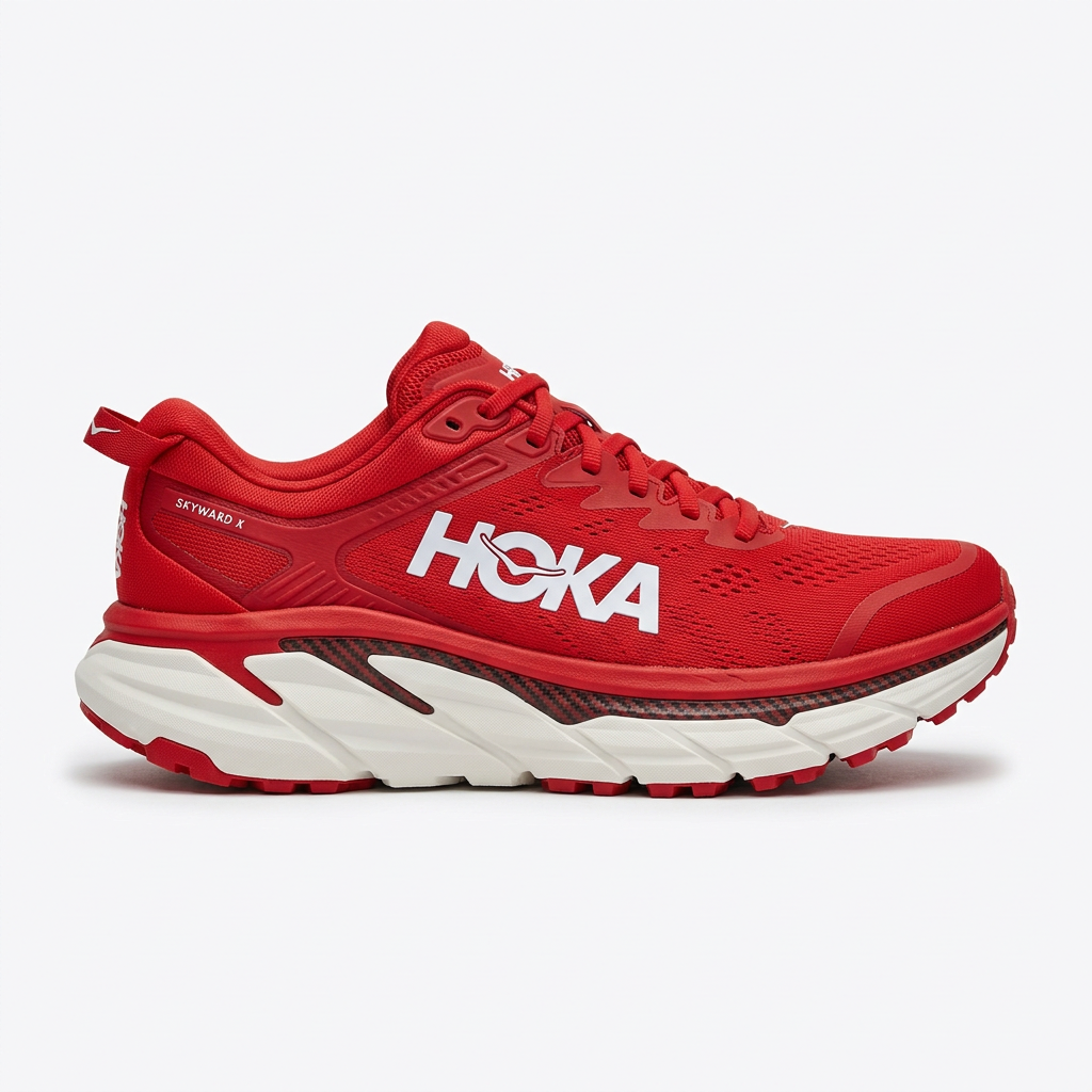 Hoka Skyward X — University Red