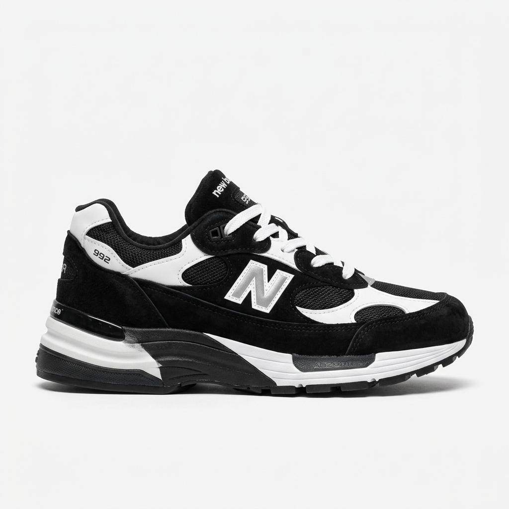 New Balance 992 Core Black / White