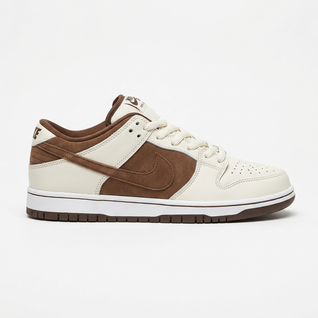 Nike SB Dunk Low — Sail / Brown